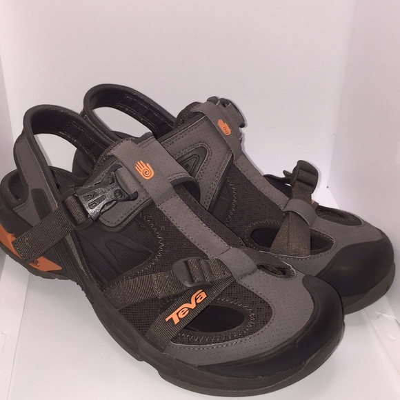 Teva Itunda 4140 Men’s Sandals Closed Toe Water Shoes Turkish Coffee Size 11 - Picture 11 of 12